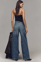 Pilcro Utility High-Rise Wide-Leg Jeans