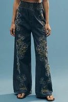 Driftwood Isadora High-Rise Wide-Leg Jeans