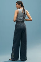 Driftwood Isadora High-Rise Wide-Leg Jeans