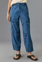 Pilcro Utility Curve Mid-Rise Relaxed-Leg Jeans