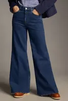 Closed Glow-Up Mid-Rise Crop Wide-Leg Jeans