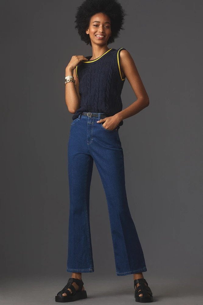 Closed Hi-Sun High-Rise Crop Flare Jeans