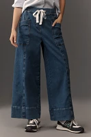 Maeve Tie-Waist Wide-Leg Jeans