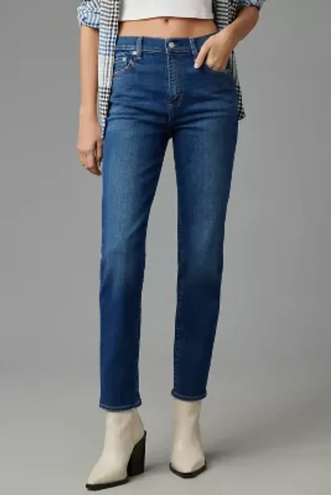 Pistola Monroe High-Rise Crop Straight Jeans