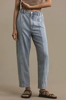 Pistola Court Pull-On High-Rise Straight-Leg Jeans