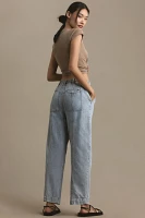 Pistola Court Pull-On High-Rise Straight-Leg Jeans