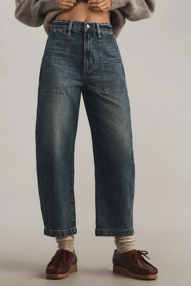 Pistola Turner High-Rise Barrel-Leg Jeans