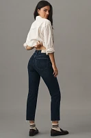 Pistola Monroe High-Rise Straight-Leg Cropped Jeans