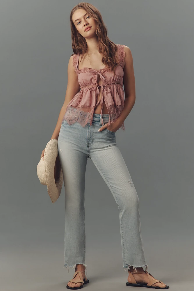 Pistola Lennon High-Rise Crop Flare Jeans