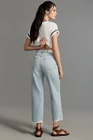 Pistola Cassie Crop High-Rise Straight-Leg Jeans