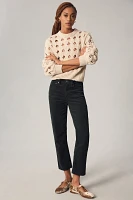 Edwin Corduroy Bree High-Rise Straight-Leg Jeans