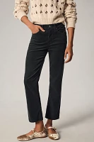Edwin Corduroy Bree High-Rise Straight-Leg Jeans