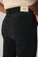 Edwin Corduroy Bree High-Rise Straight-Leg Jeans