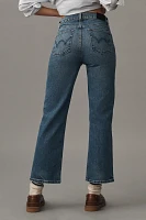 Edwin Bree Stovepipe Mid-Rise Straight-Leg Jeans