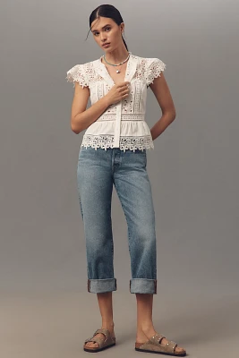 Edwin Sawyer Mid-Rise Boyfriend Jeans