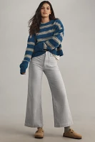 Rolla's Sailor High-Rise Wide-Leg Crop Jeans