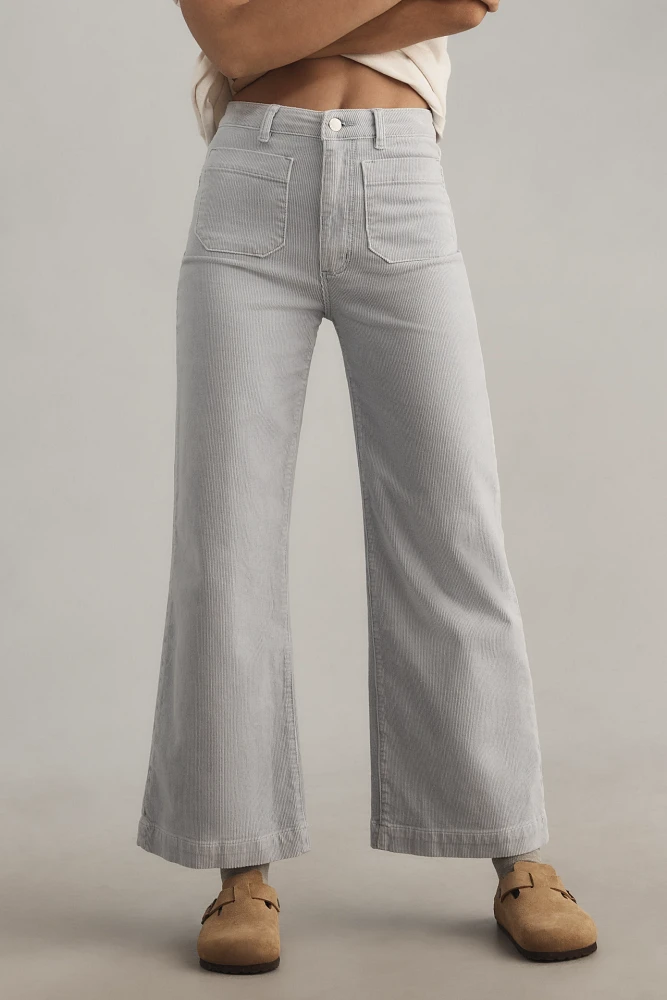 Rolla's Sailor High-Rise Wide-Leg Crop Jeans