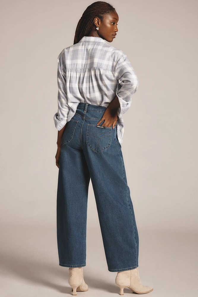 Rolla's Gigi High-Rise Barrel Jeans