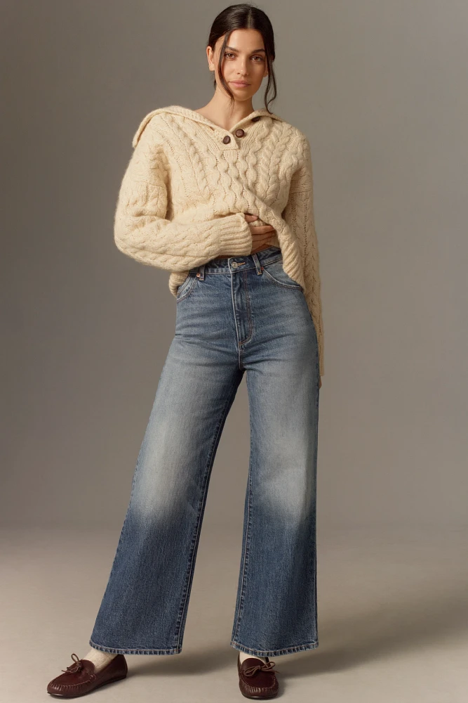 Rolla's Sailor Scoop High-Rise Crop Jeans