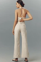 Rolla's Sailor Zip High-Rise Crop Wide-Leg Jeans