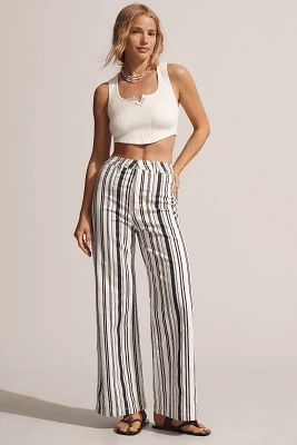 Rolla's Sailor High-Rise Crop Wide-Leg Jeans