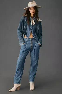 Etica Zoya High-Rise Vintage Utility Jeans