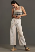 Ética Devon High-Rise Crop Wide-Leg Jeans