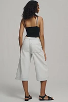 Ética Darcy High-Rise Crop Wide-Leg Culotte Jeans