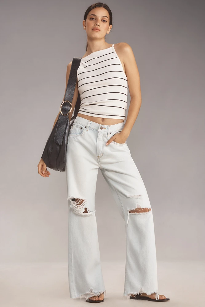 Ética Altin High-Rise Loose-Fit Crop Jeans