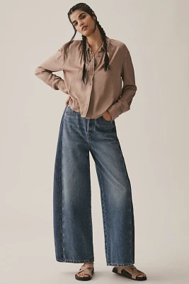 Ética Arden Reworked High-Rise Taper Wide-Leg Jeans