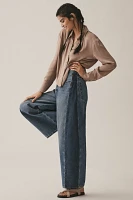 Ética Arden Reworked High-Rise Taper Wide-Leg Jeans