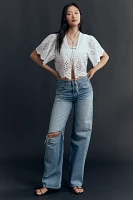 Ética Stanton Mid-Rise Relaxed Wide-Leg Jeans