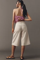 Ética Cedar Utility High-Rise Wide-Leg Culotte Jeans