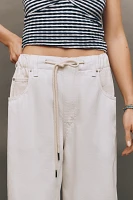 tica Jackson Drawstring High-Rise Barrel Jeans