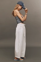 tica Jackson Drawstring High-Rise Barrel Jeans