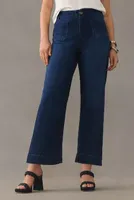 The Curvy Colette Cropped Wide-Leg Jeans