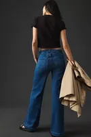 The Kit High-Rise Wide-Leg Utility Trouser Jeans by Pilcro
