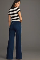 The Kit High-Rise Wide-Leg Utility Trouser Jeans by Pilcro