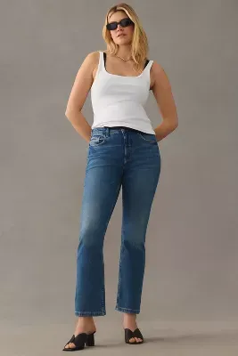 The Yaya Curvy Mid-Rise Straight-Leg Jeans by Pilcro