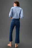Pilcro Mid-Rise Crop Flare Trouser Jeans