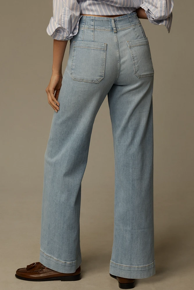 The Colette Full-Length Wide-Leg Jeans by Maeve