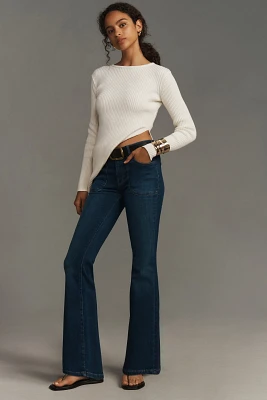 The Icon Flare Jeans by Pilcro: Low-Rise Edition