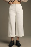 Maeve Cropped Ex High-Rise Wide-Leg Jeans