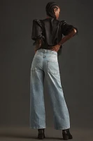 The Ellis Tapered Barrel Jeans by Pilcro