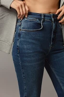 The Annie High-Rise Straight-Leg Jeans by Pilcro