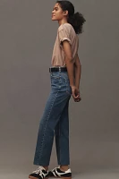 The Annie High-Rise Straight-Leg Jeans by Pilcro