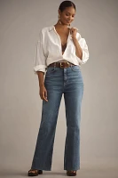 The Annie High-Rise Straight-Leg Jeans by Pilcro