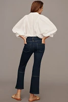 Pilcro Kick Mid-Rise Crop Flare Jeans