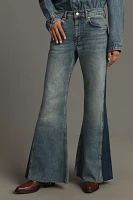 Pilcro High-Rise Pieced Flare Jeans