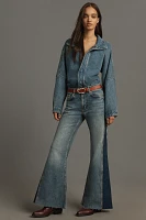 Pilcro High-Rise Pieced Flare Jeans